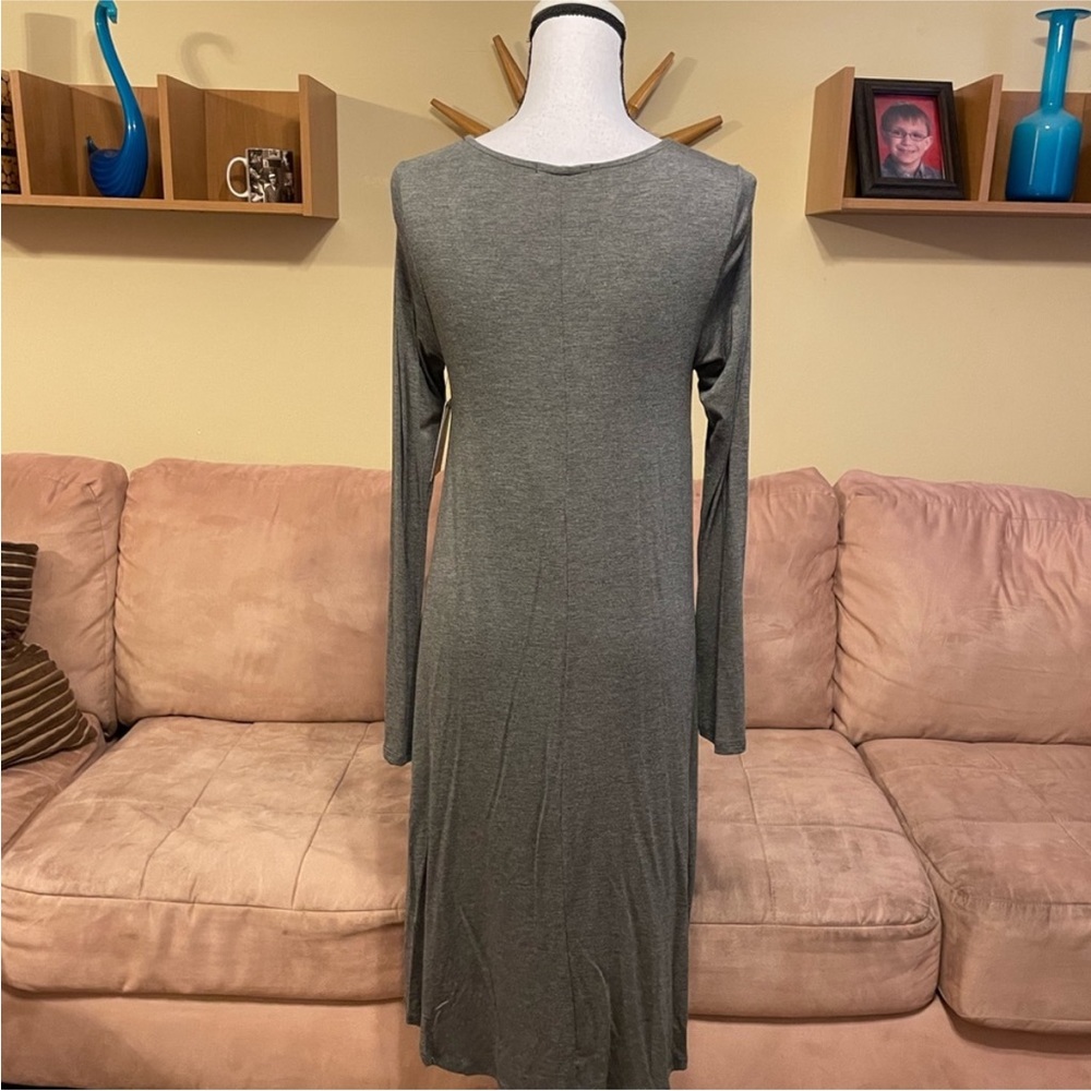 NWT Twenty Seconds brand laced neckline midi length dress - Picture 4 of 6
